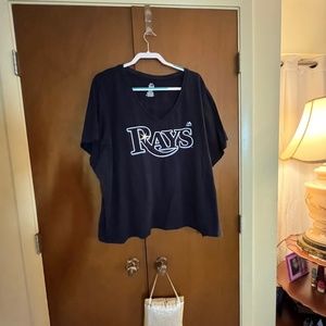Rays Baseball Archer Jersey Tee Shirt #22 4X Womens V Neck Shirt